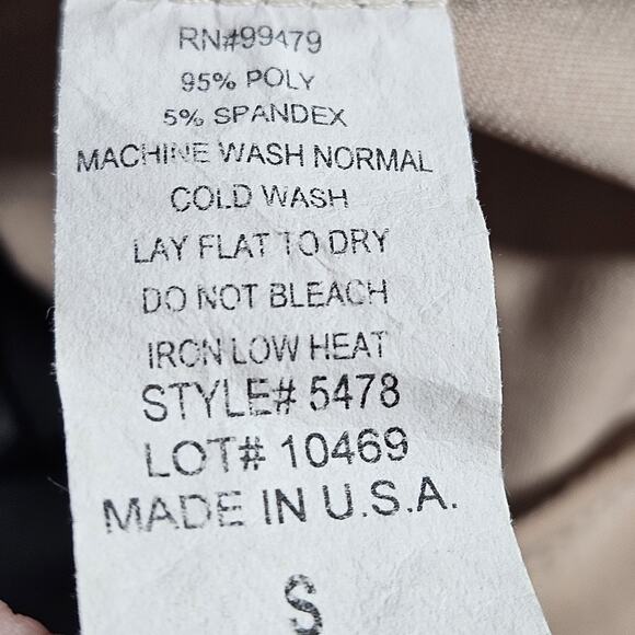 Cream Long Sleeve Bodysuit Size Small - Picture 4 of 4